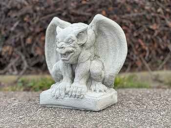 Amazon.com: OLOMA Stone gargoyle figurine Cement guardian